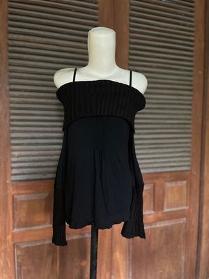 morgan de toi black off shoulder