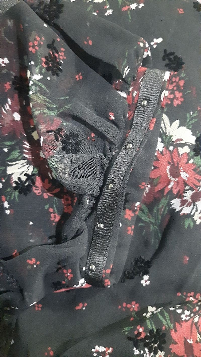 Zara Basic  Midnight Bloom Midi Dress, foto 3