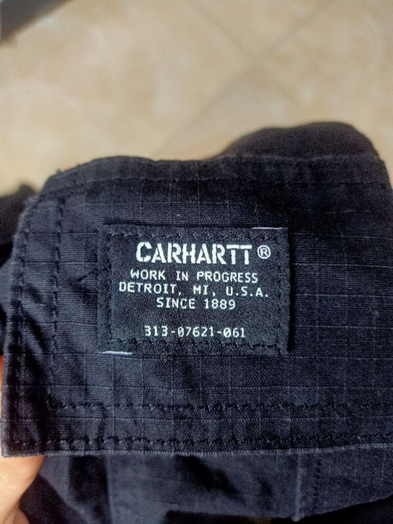 carhartt wip cargo black reguler, foto 4
