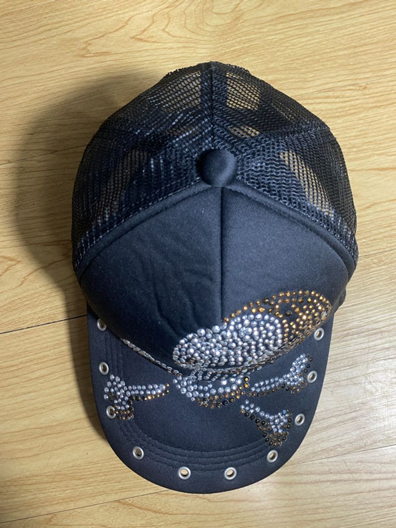 octave skull gothic trucker hat, foto 5