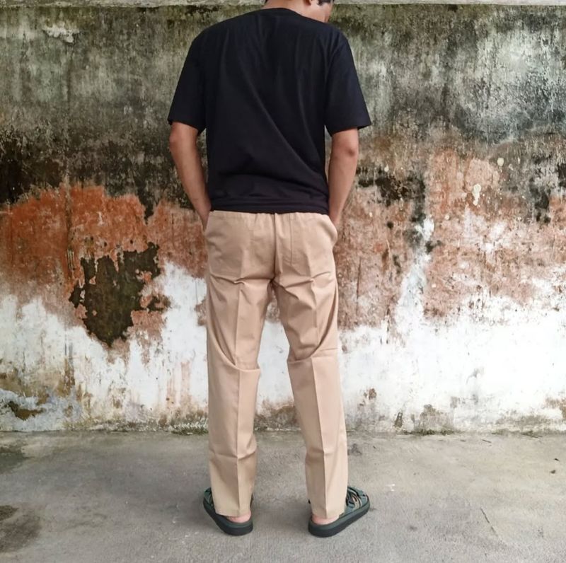 CELANA RELAXED PANT GU KHAKI, foto 2