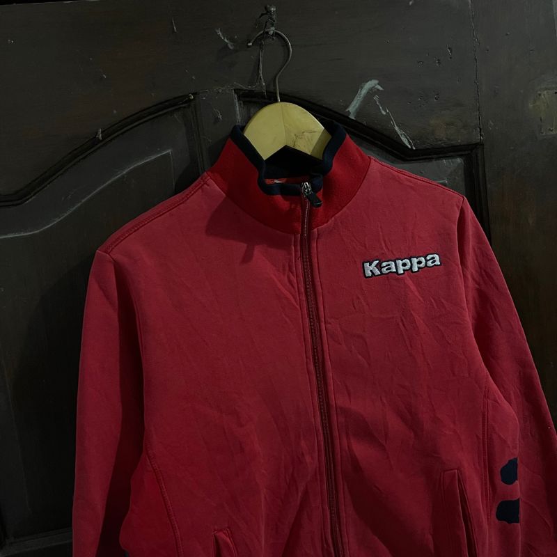 Vintage KAPPA Script Eimbordery Towell Cotton Zip Sweat, foto 5