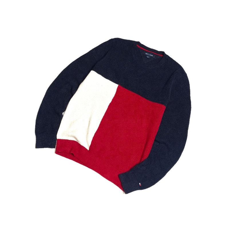 Tommy Hilfiger Ribbed Flag Logo Sweater, foto 5