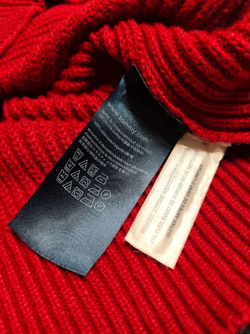 Tommy Hilfiger Ribbed Flag Logo Sweater, foto 6