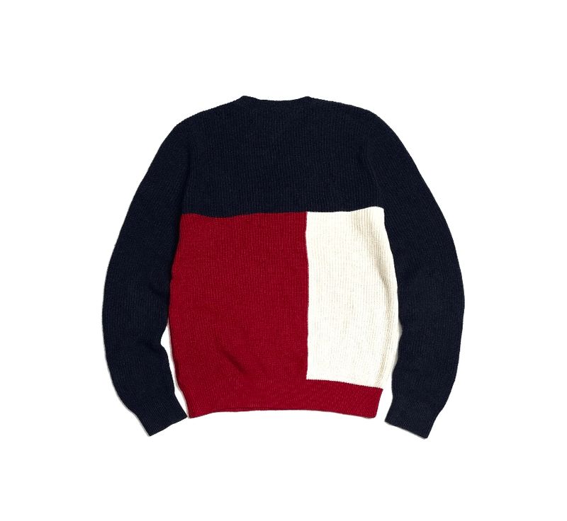 Tommy Hilfiger Ribbed Flag Logo Sweater, foto 8