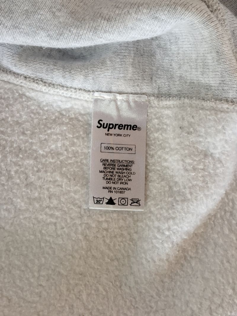 Supreme S Logo Split Hoodie, foto 8