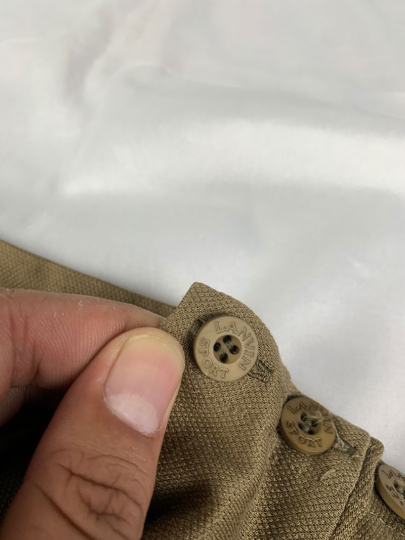 Lanvin Sports Brown Side Button Golf Sleeve (L), foto 7