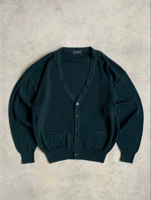 1990’s Vintage St Fellio Forest Green Cardigan