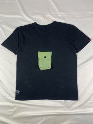 WTAPS Skivvies Black Fitted Elastane Tee (M)