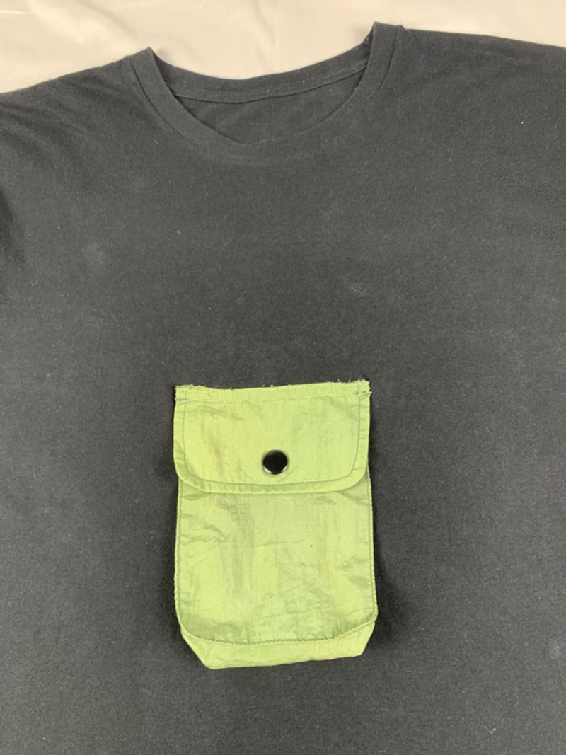 WTAPS Skivvies Black Fitted Elastane Tee (M), foto 4