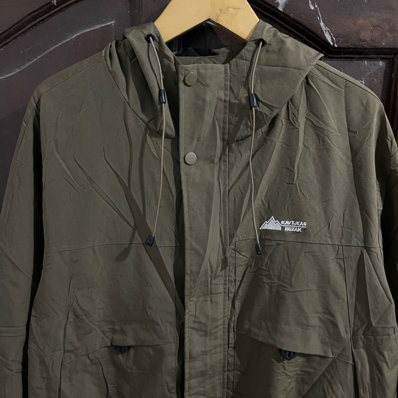 Kavtjeas Hgzak Olive Wax Jungle Multipocket Jacket, foto 6