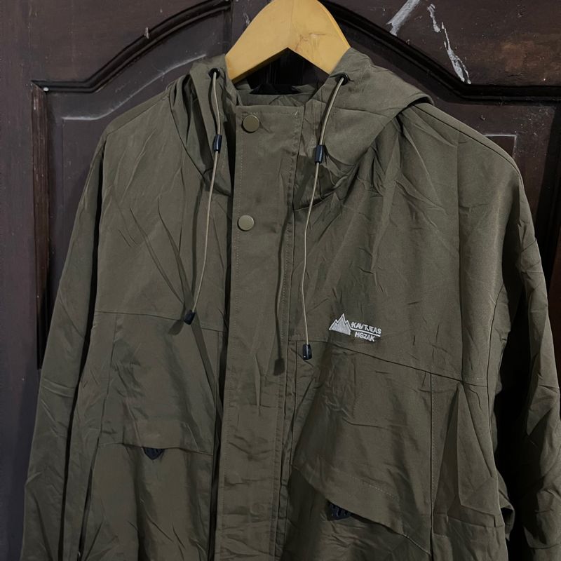 Kavtjeas Hgzak Olive Wax Jungle Multipocket Jacket, foto 3