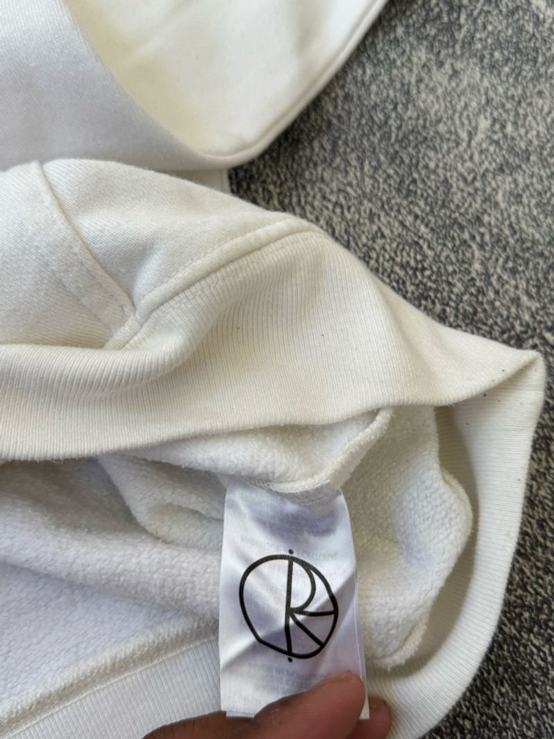 POLAR SKATE CO. ISOLATION HOODIE CLOUD WHITE, foto 7