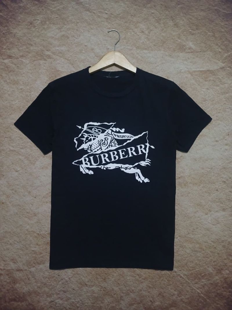 Burberry kaos big logo second luxury authentic, foto 4