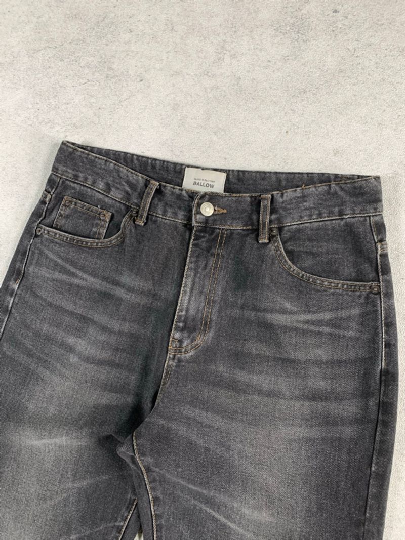 fading grey denim pants by ballow, foto 7