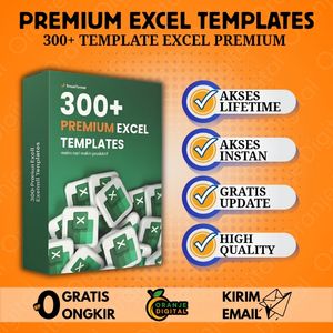 KUMPULAN 300+ TEMPLATE EXCEL PREMIUM