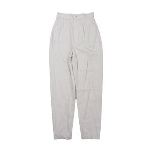 THIERRY MUGLER HIGH WAISTED CASUAL WOOL TROUSERS