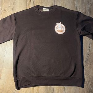 crewneck coklat kirin