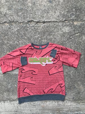 Billabong Y2K Skater T-shirt Pria burgundy