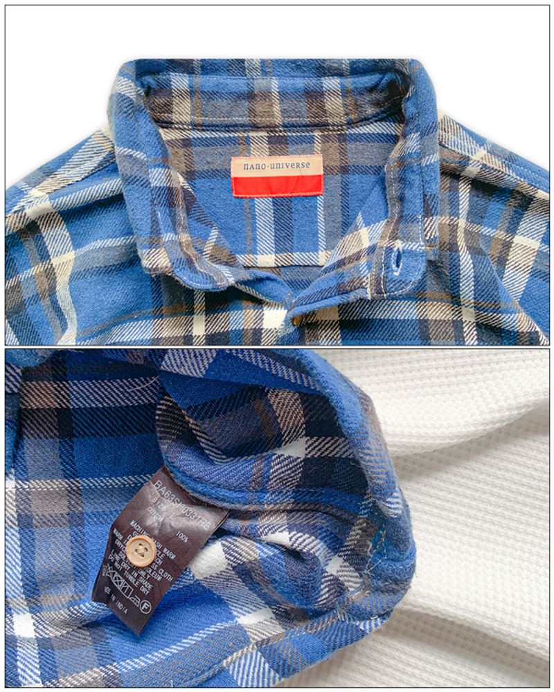 Boxy Long Sleeve Shirt - Nano Square pattern, foto 4