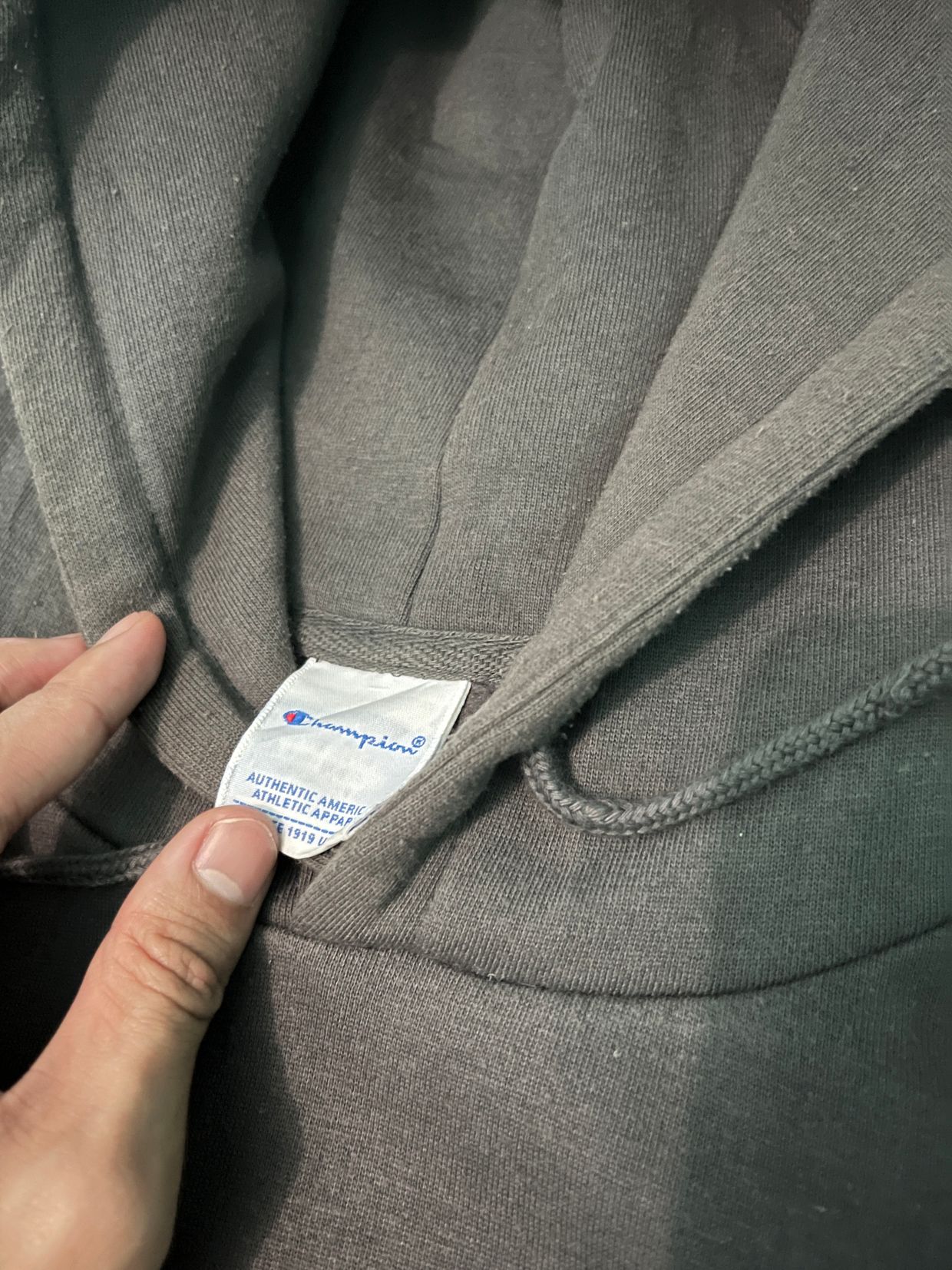 Champion Hoody Pria gray, foto 3