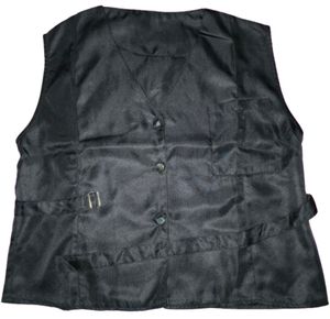 Atasan Vest Wanita Warna Hitam Casual Minimalis