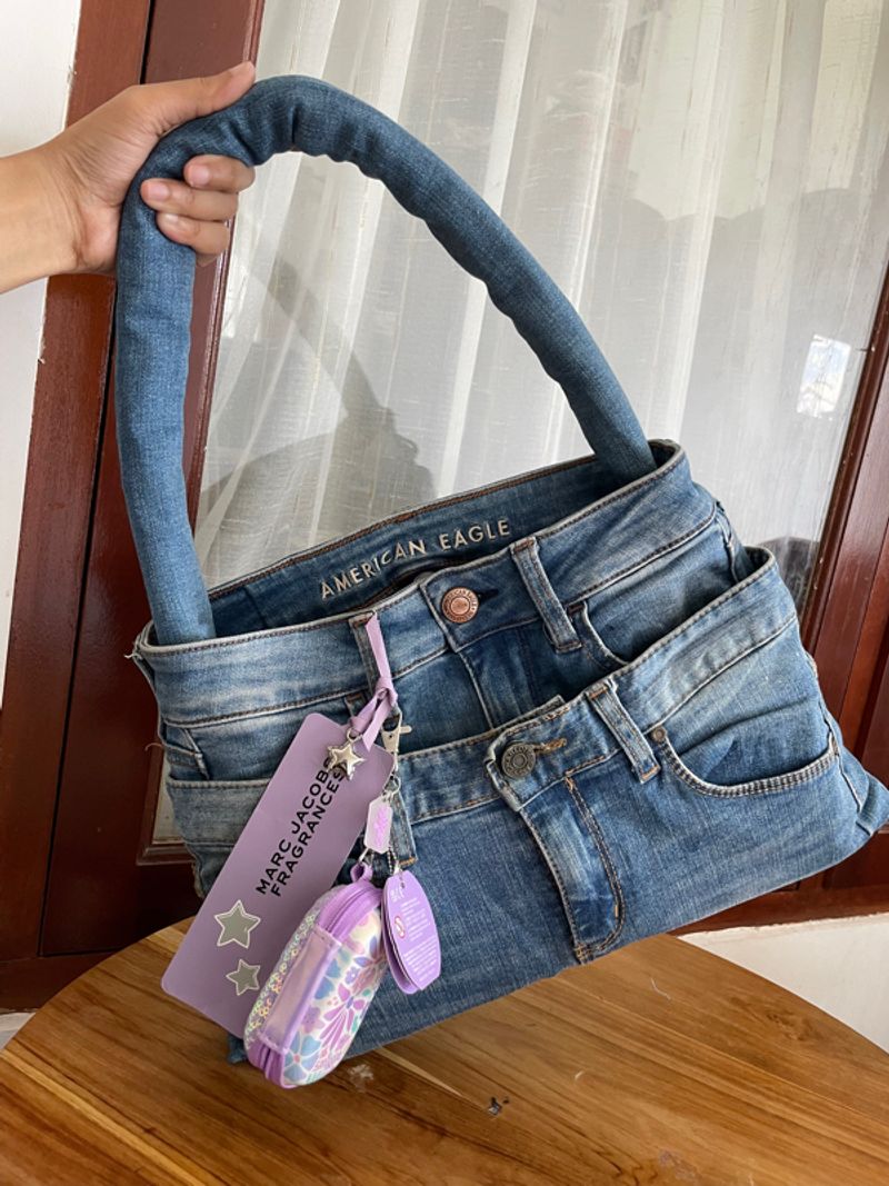 REWORKED BAG FROM ORIGINAL AMERICAN EAGLE JEANS, foto 2