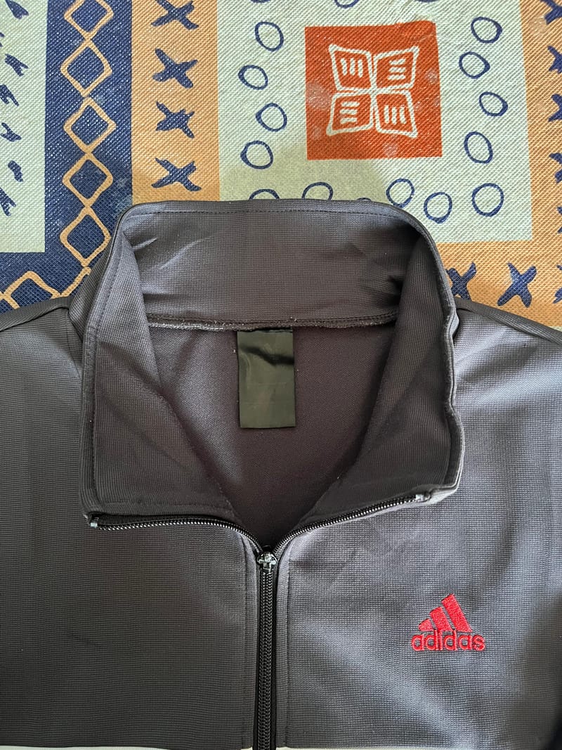 Adidas Casual Track jacket Pria purple red black, foto 3