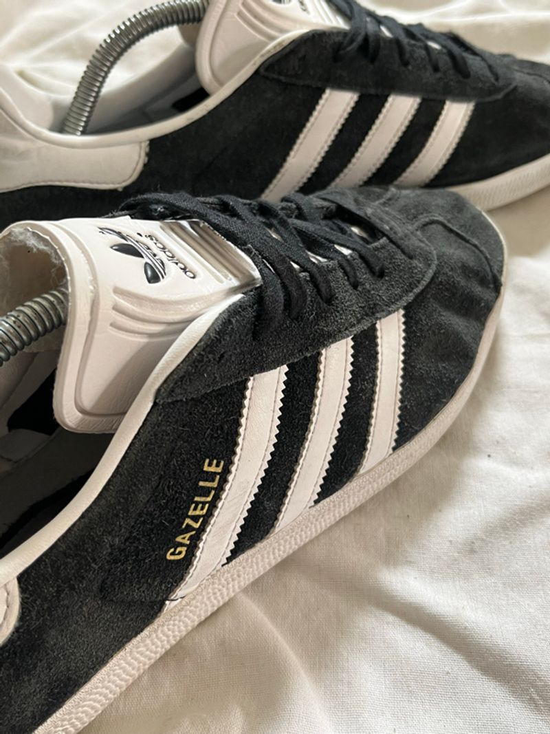 Adidas Gazelle Black White, foto 5
