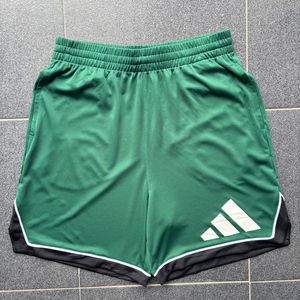 Adidas Badge of Sports Big Logo Green Shorts