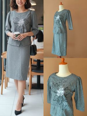 Vintage One Set Setelan Baju Kantor / Formal Suit