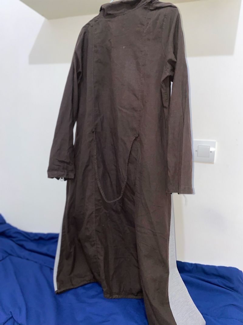 Brown and gray long cardigan, foto 2