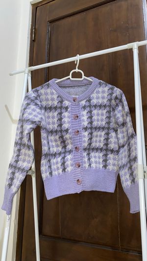 Cardigan lilac