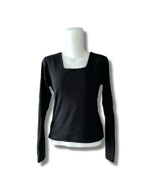 ECINOS SQUARE NECK LS TEE