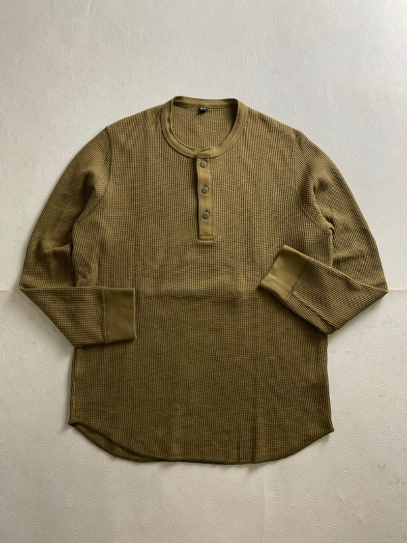 Uniqlo Waffle Henley Tee, foto 3