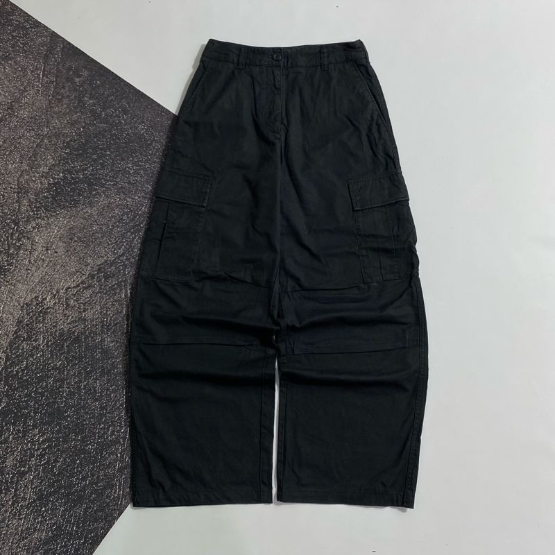 CELANA CARGO JEANS (MUNSISA STANDARD) HITAM, foto 2
