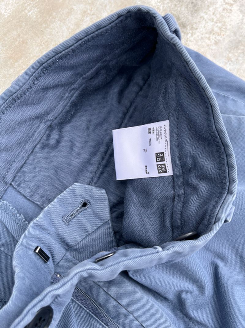 Uniqlo chinos blue, foto 3