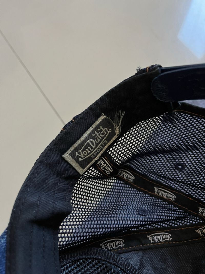 Von Ducth trucker denim cap, foto 4