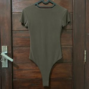Bodysuit Basic Stretch Fit Chocolate 🤎