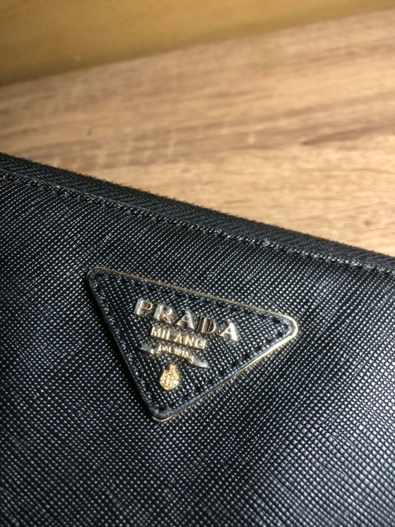Prada Leather Saffiano Longwallet, foto 5