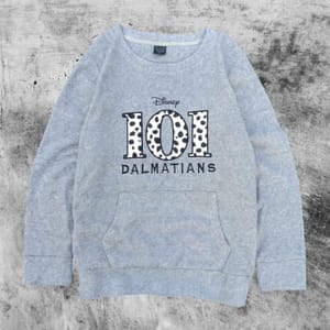 Disney Streetwear Casual Sweater Wanita black gray