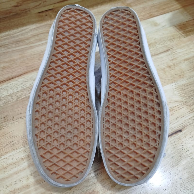 VANS Casual Sneakers Pria white blue, foto 5