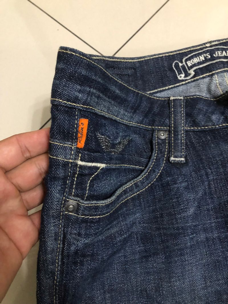 Y2k robins jeans pants, foto 4