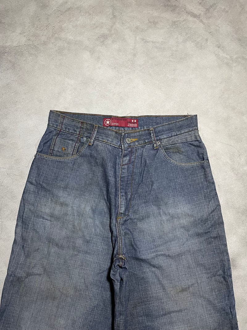 Y2K Short Pria navy blue, foto 2