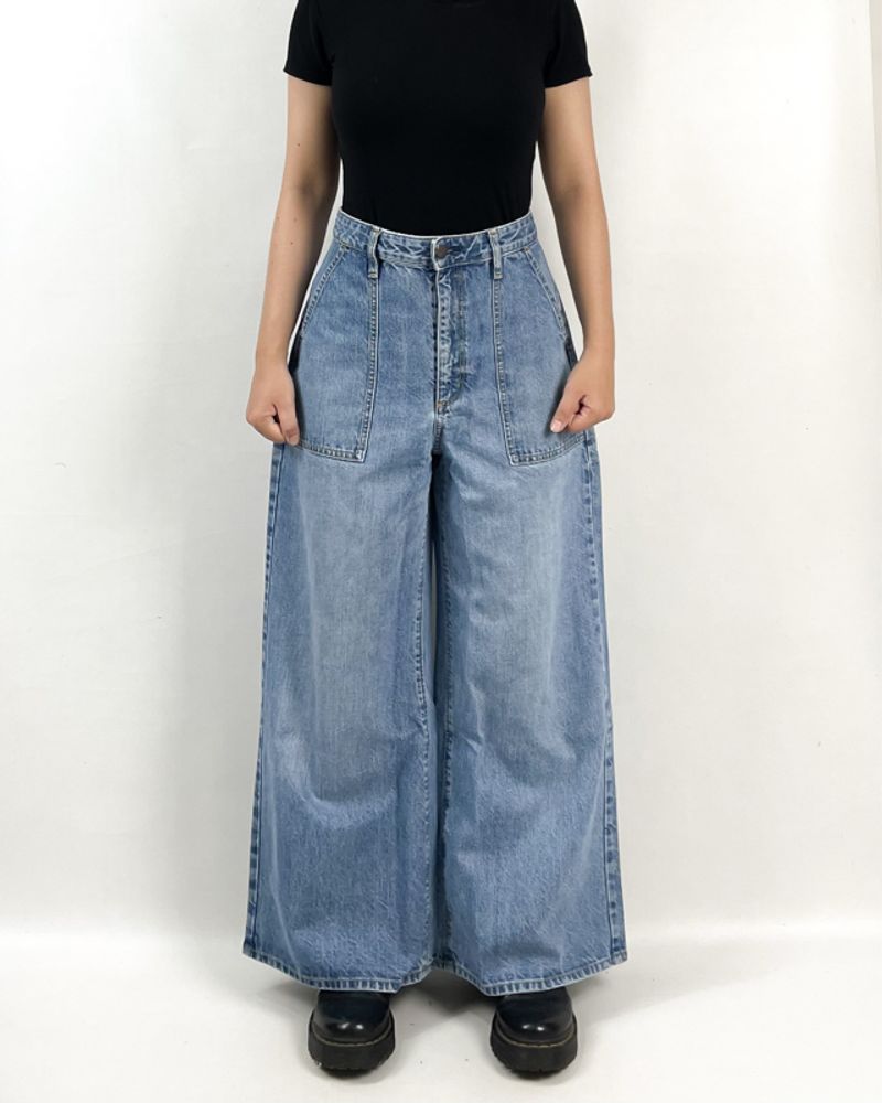 GU FATIGUE JEANS WIDE LEG, foto 2