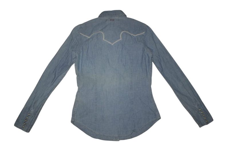 Levi's Chambray Western Snap Button Denim Shirt, foto 5