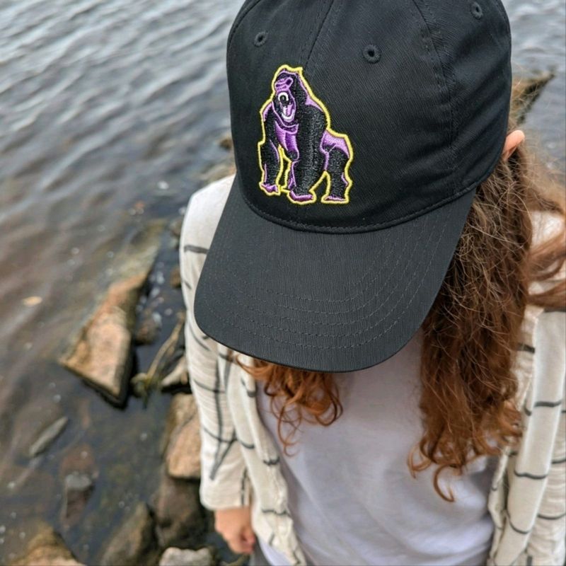 Angry Gorilla Embroidery Cap - Black, foto 2