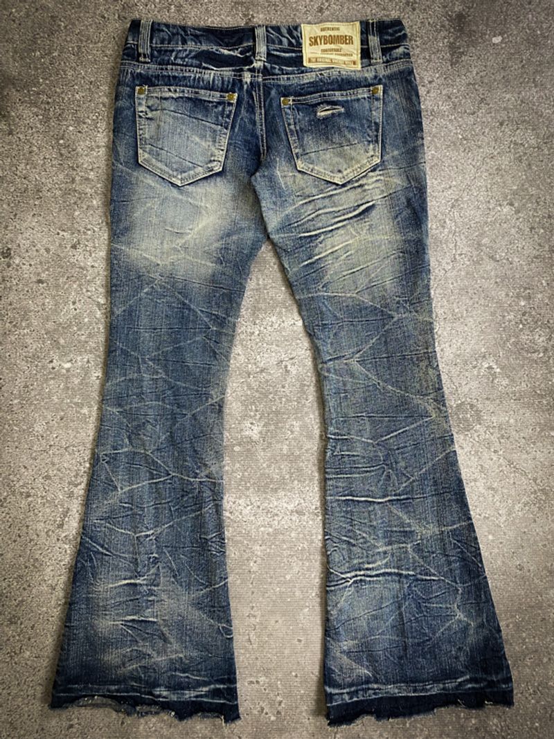 Sky Bomber Super Flared Jeans Low Rise, foto 2