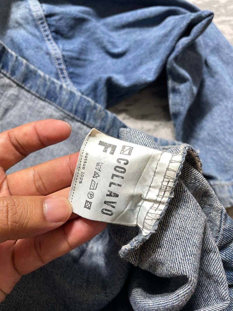 Collavo repro us army denim pullover shirt, foto 7