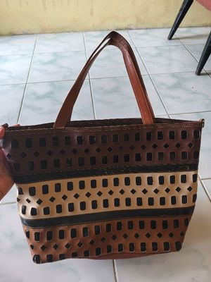 Tas tote bag coklat